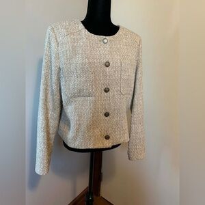 Tristan Cream Textured Short vest *Brand new!